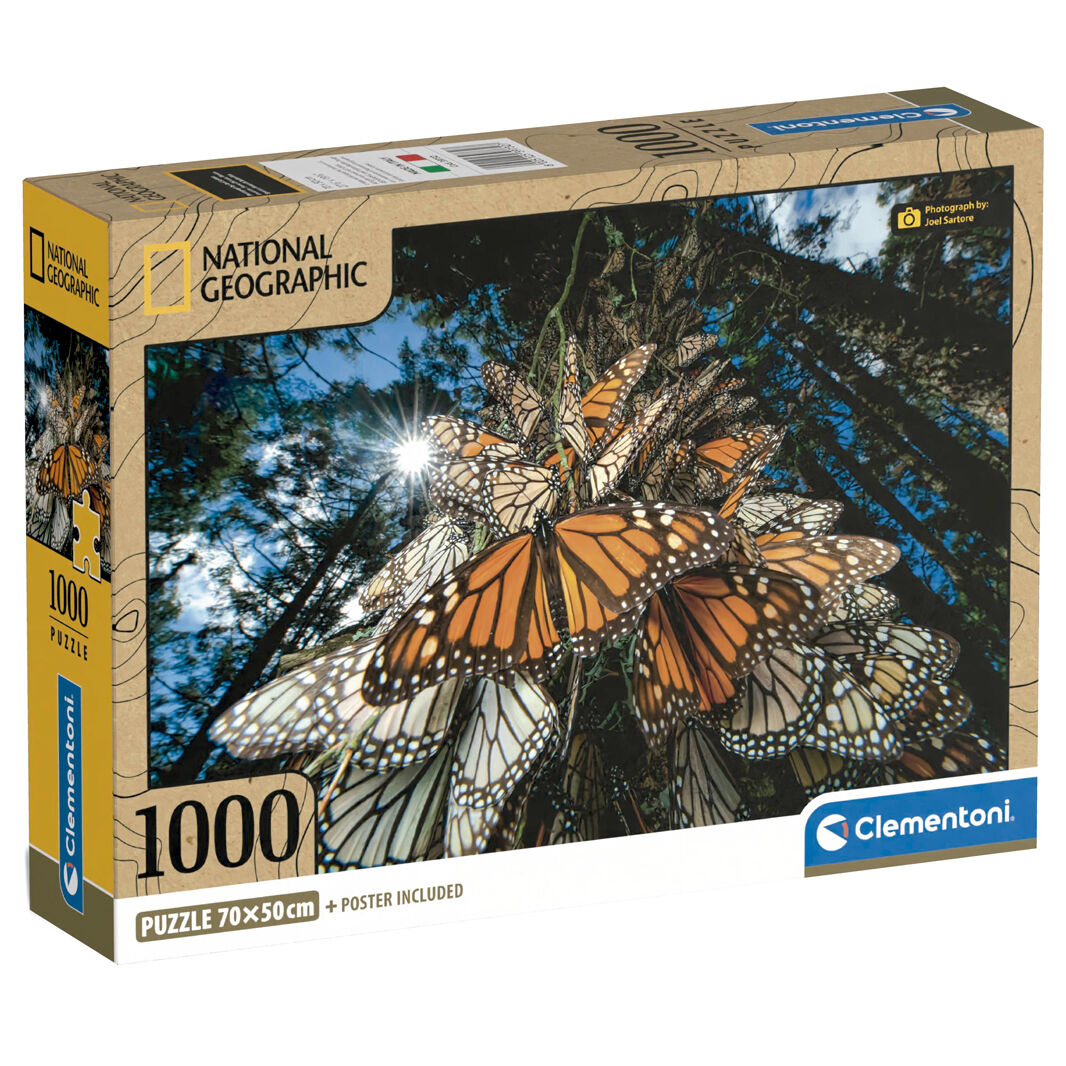 Imagen 1 - Puzzle Monarch Butter National Geographic 1000Pzs