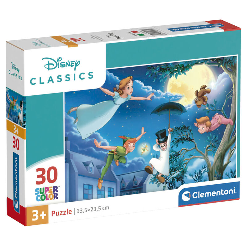 Imagen de Puzzle Peter Pan Disney 30Pzs parte de nuestra colección en Espadas y más, sitio oficial.