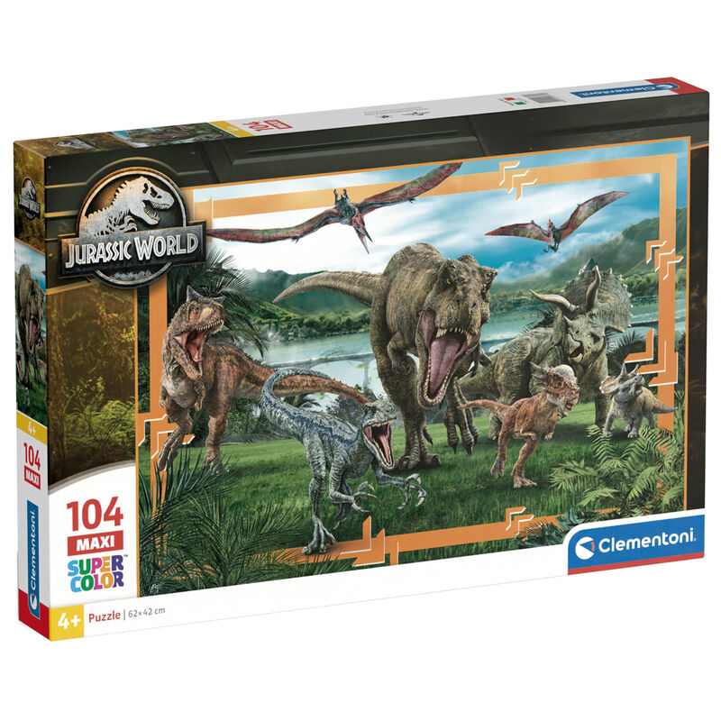 Imagen 1 - Puzzle Maxi Jurassic World 104Pzs