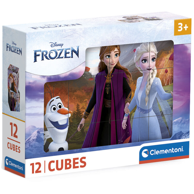Imagen 1 - Puzzle Cubo Frozen Disney 12Pzs