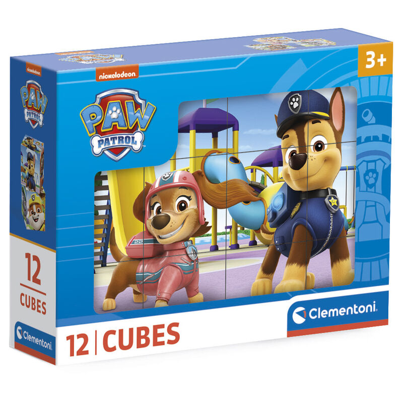 Imagen de Puzzle Cubo Patrulla Canina Paw Patrol 12Pzs parte de nuestra colección en Espadas y más, sitio oficial.