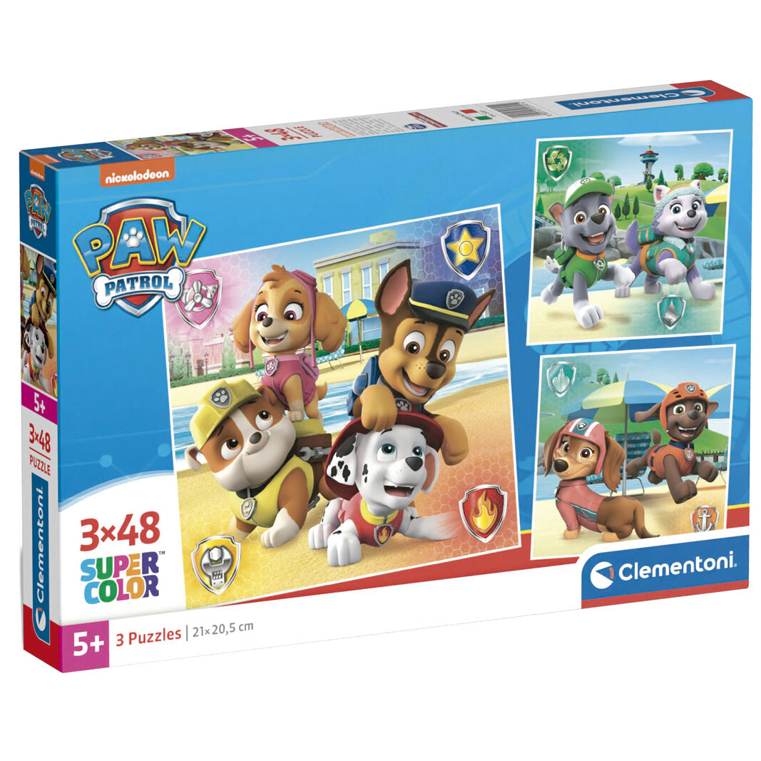 Imagen 1 - Puzzle Patrulla Canina Paw Patrol 3X48pzs
