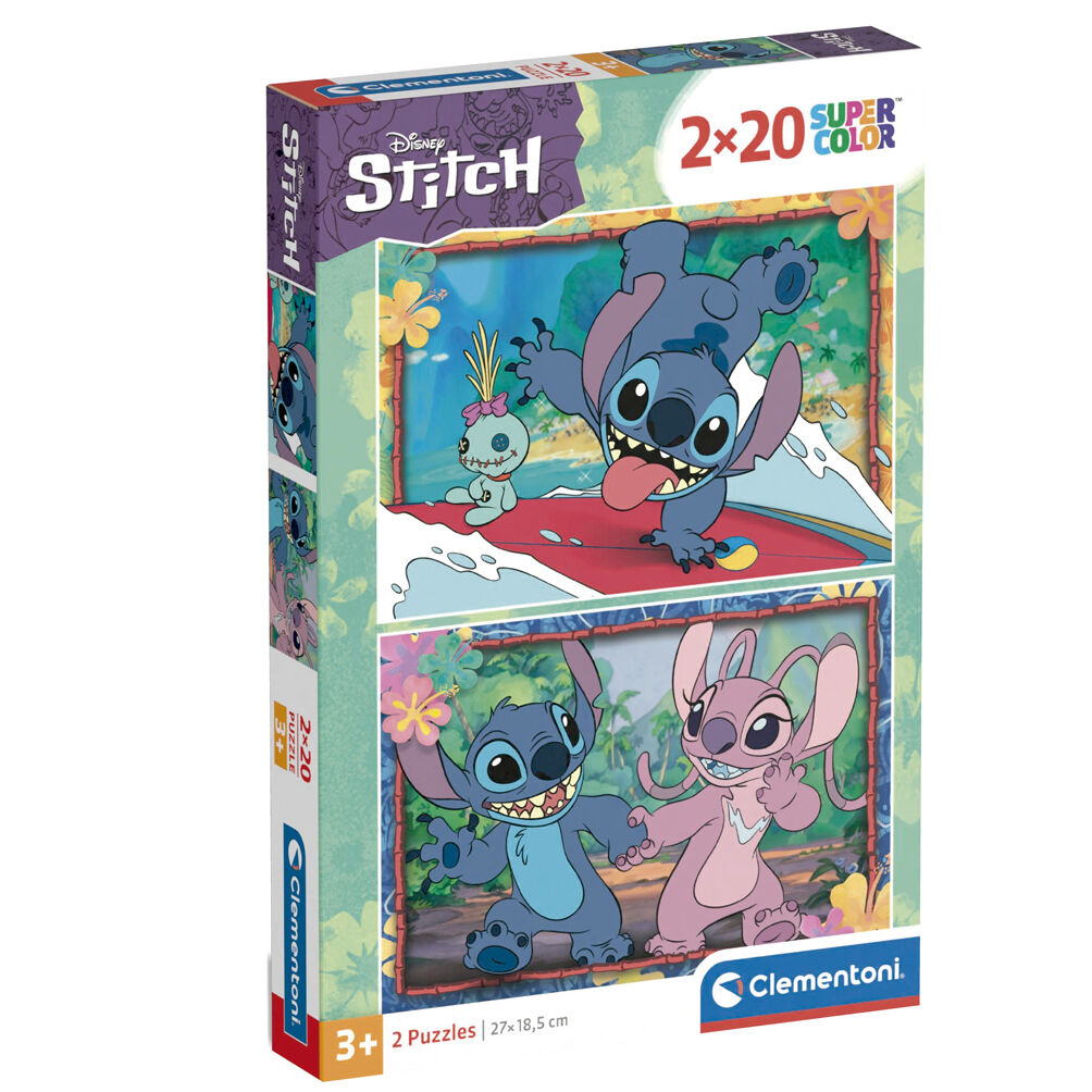 Imagen de Puzzle Stitch Disney 2X20pzs parte de nuestra colección en Espadas y más, sitio oficial.