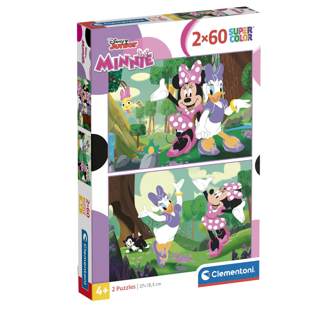 Imagen de Puzzle Minnie Disney 2X60pzs parte de nuestra colección en Espadas y más, sitio oficial.