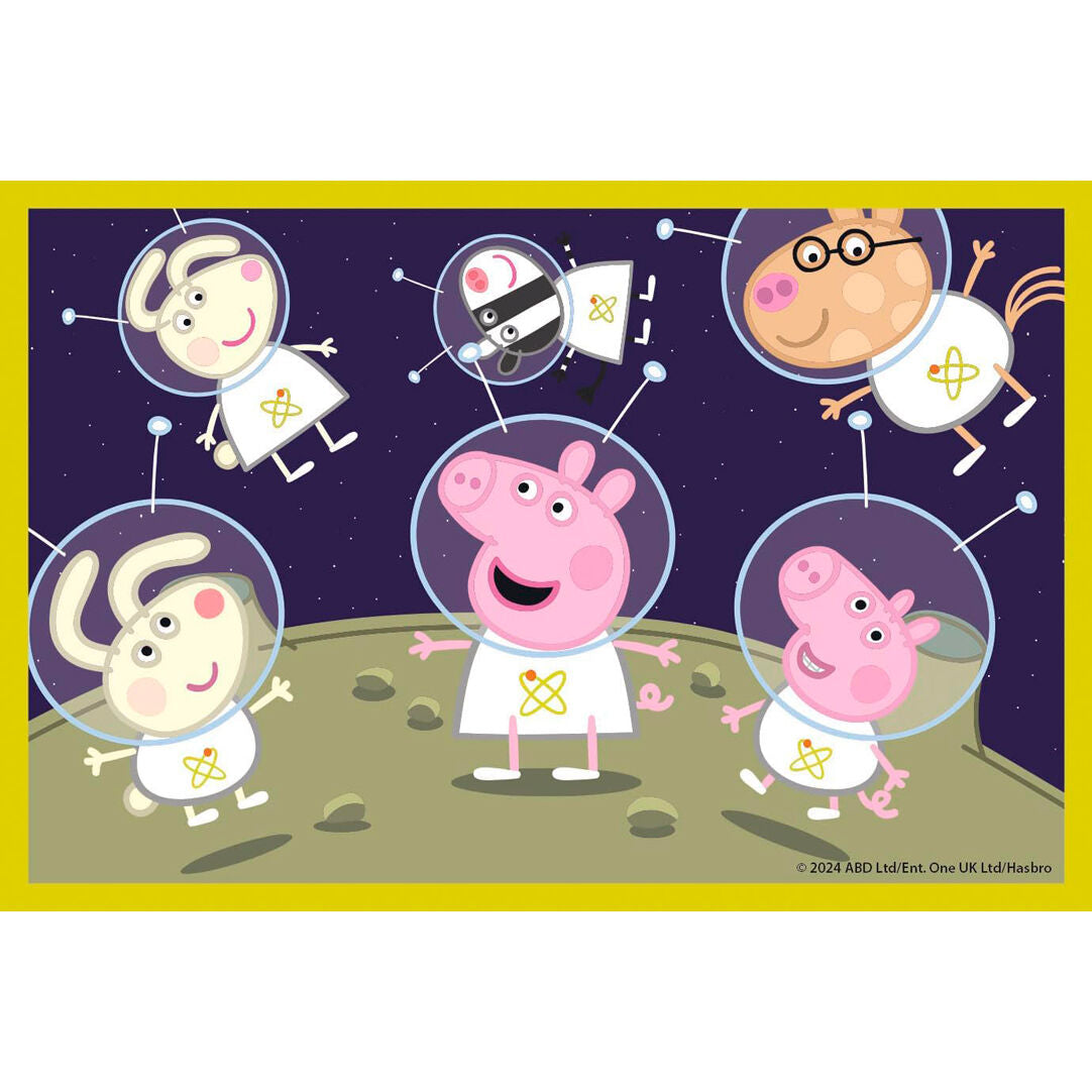 Imagen 2 - Puzzle Cubo Peppa Pig 6Pzs