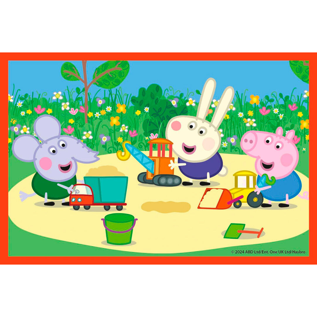 Imagen 3 - Puzzle Cubo Peppa Pig 6Pzs