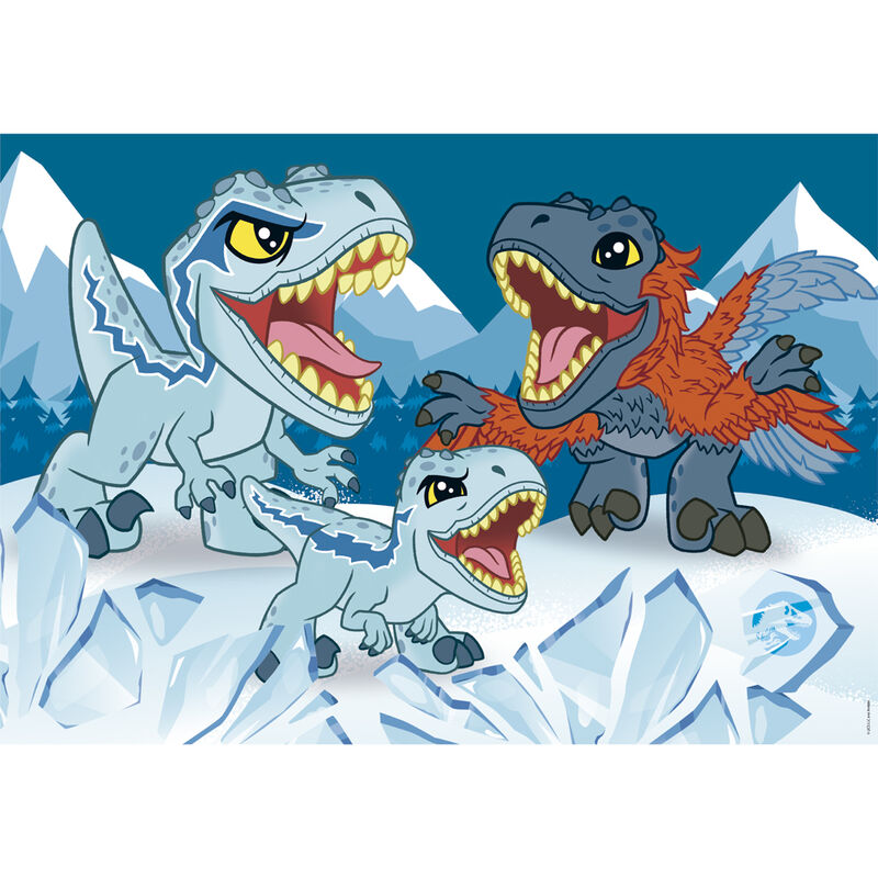 Imagen 2 - Puzzle Jurassic World 2X20pzs