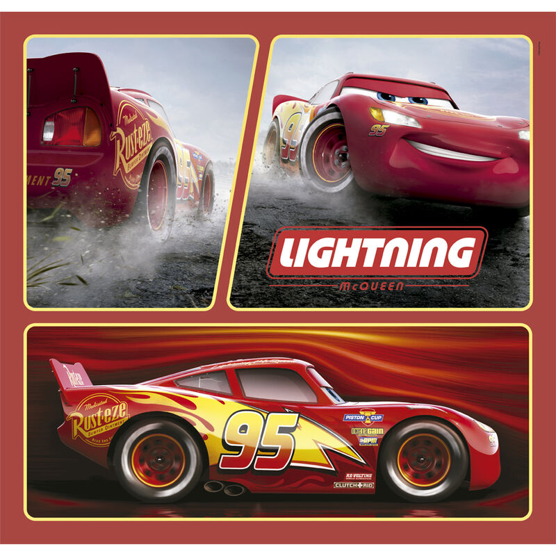 Imagen de Puzzle Cars Disney 3X48pzs parte de nuestra colección en Espadas y más, sitio oficial.