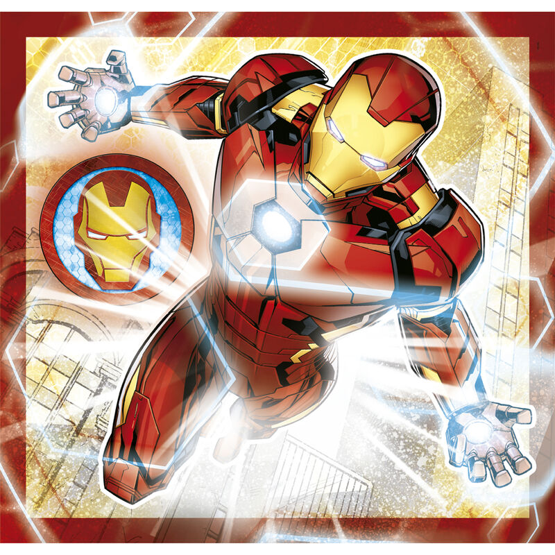 Imagen 2 - Puzzle Los Vengadores Avengers Marvel 3X48pzs
