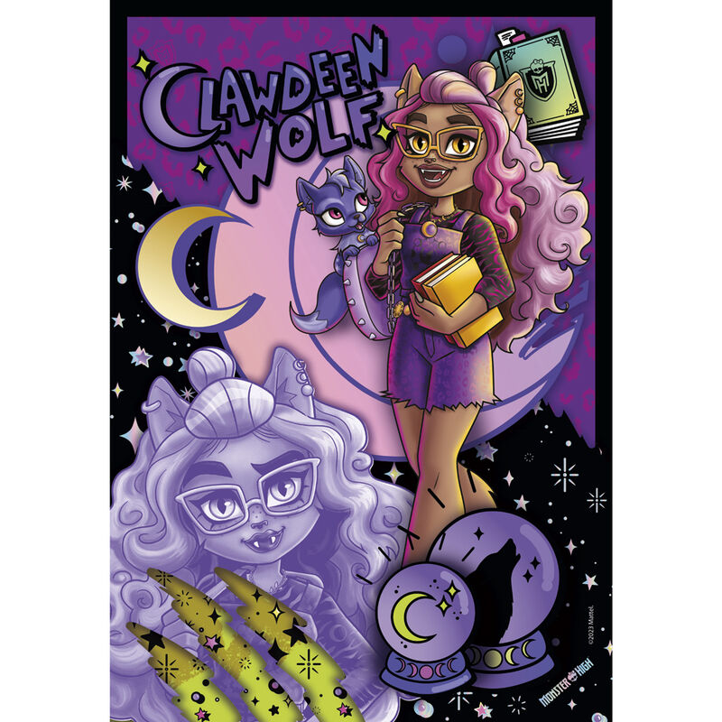 Imagen de Puzzle Clawdeen Wolf Monster High 150Pzs parte de nuestra colección en Espadas y más, sitio oficial.
