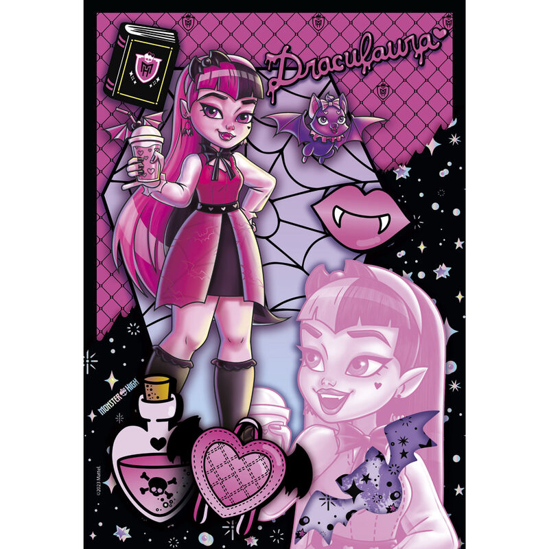 Imagen de Puzzle Draculaura Monster High 150Pzs parte de nuestra colección en Espadas y más, sitio oficial.