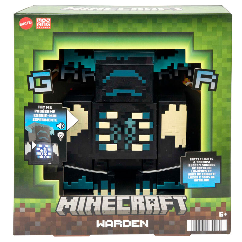 Imagen 1 - Figura Warden Minecraft Luz Y Sonido