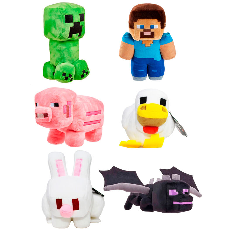 Imagen de Peluche Minecraft 20Cm Surtido parte de nuestra colección en Espadas y más, sitio oficial.