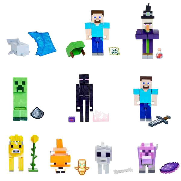 Imagen 1 - Figura Minecraft 8Cm Surtido