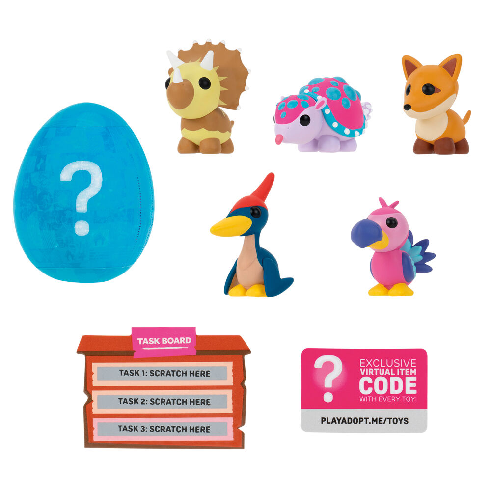 Imagen 2 - Blister 6 Figuras Isla Fosil Adopt Me!