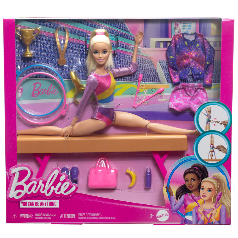 Imagen de Muñeca Gimnasta + Set Juego Barbie parte de nuestra colección en Espadas y más, sitio oficial.