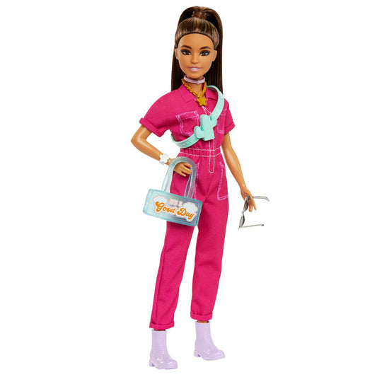 Imagen 2 - Muñeca Day & Play Mono Rosa Barbie
