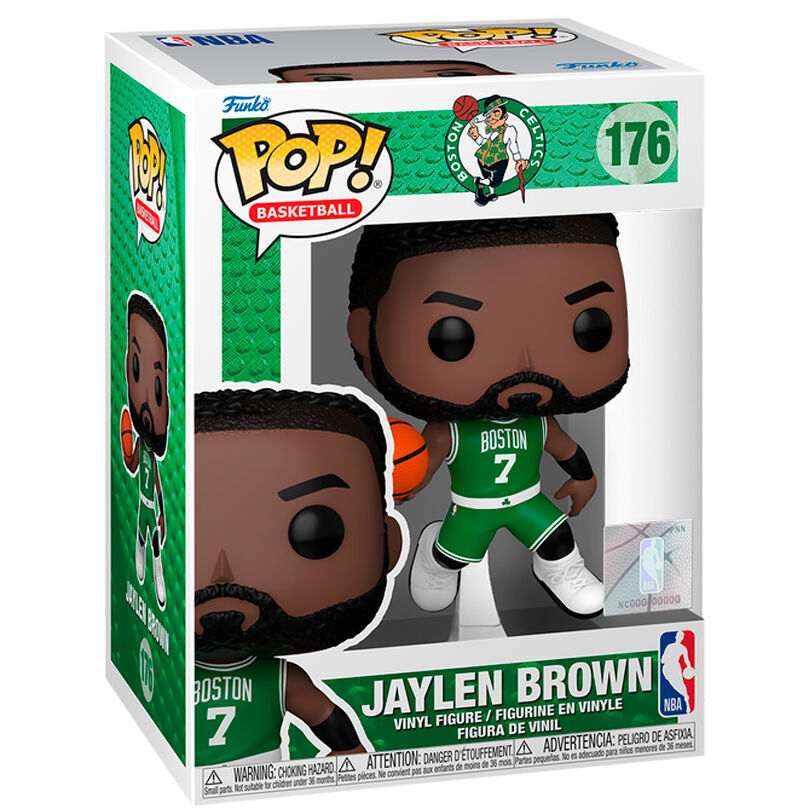 Imagen de Figura Pop Nba Boston Celtic Jaylen Brown parte de nuestra colección en Espadas y más, sitio oficial.