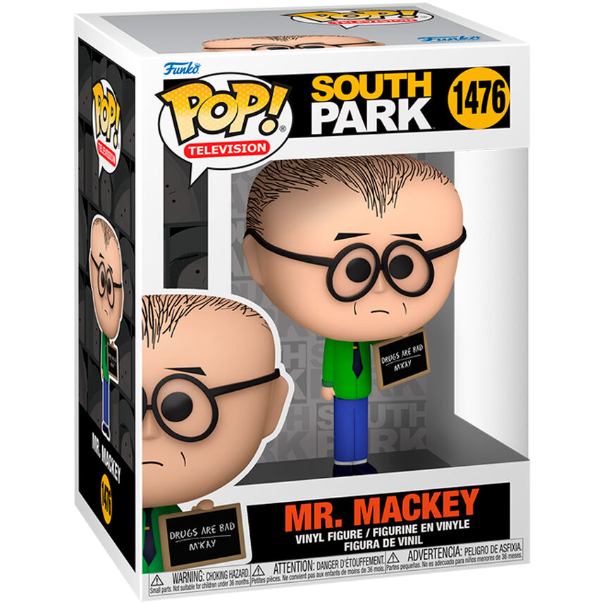 Imagen de Figura Pop South Park Mr. Mackey parte de nuestra colección en Espadas y más, sitio oficial.