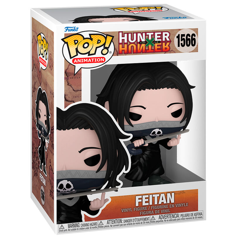 Imagen de Figura Pop Hunter X Hunter Feitan parte de nuestra colección en Espadas y más, sitio oficial.