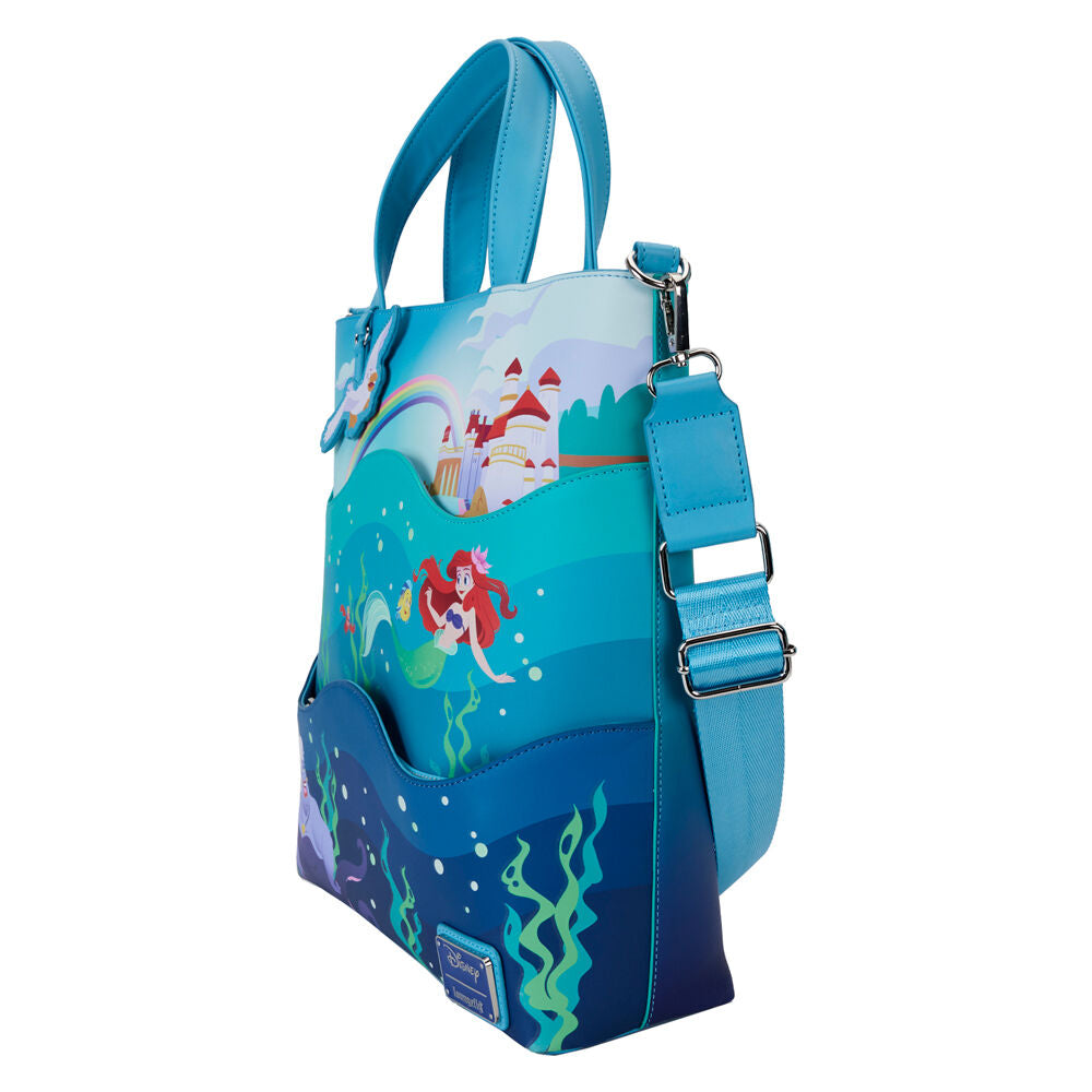 Imagen 2 - Bolsa Bandolera 35Th Anniversary La Sirenita Disney Loungefly
