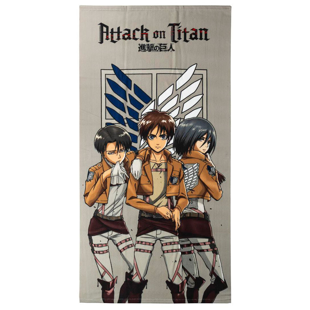 Imagen 1 - Toalla Attack On Titan Microfibra