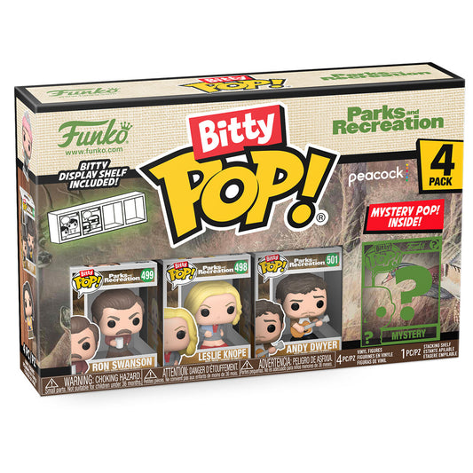 Imagen 2 - Blister 4 Figuras Bitty Pop Park And Recreation Ron