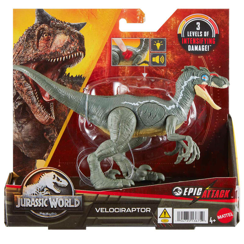 Imagen de Figura Epic Attack Velociraptor Jurassic World 10Cm parte de nuestra colección en Espadas y más, sitio oficial.