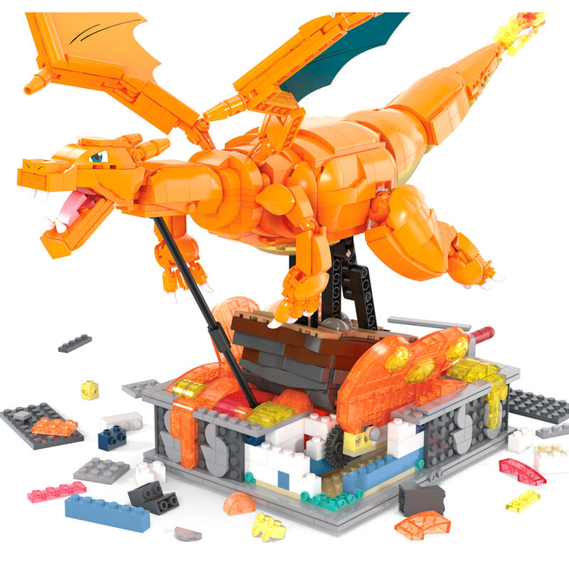 Imagen 2 - Mega Construx Charizard En Movimiento Pokemon