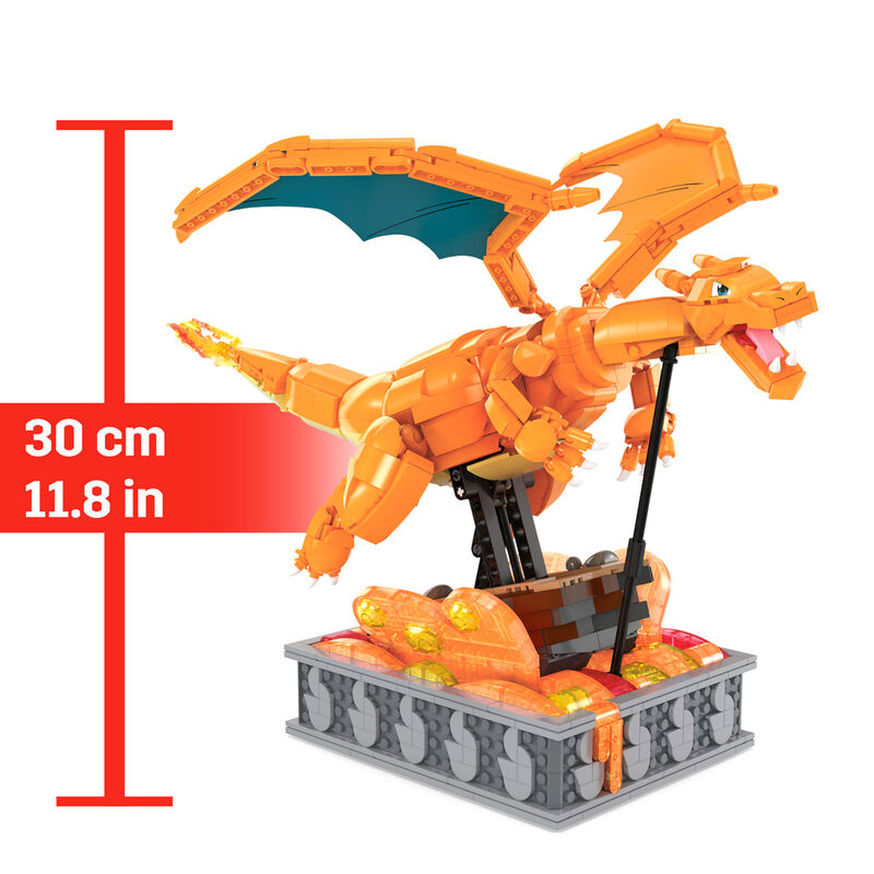 Imagen 3 - Mega Construx Charizard En Movimiento Pokemon