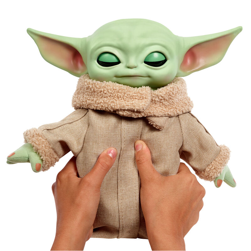 Imagen 5 - Muñeco Peluche Grogu Star Wars 28Cm Sonido
