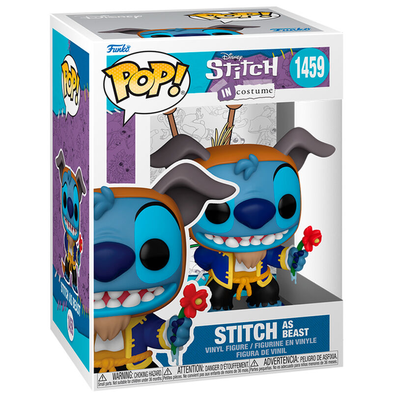 Imagen de Figura Pop Disney Stitch As Beast parte de nuestra colección en Espadas y más, sitio oficial.