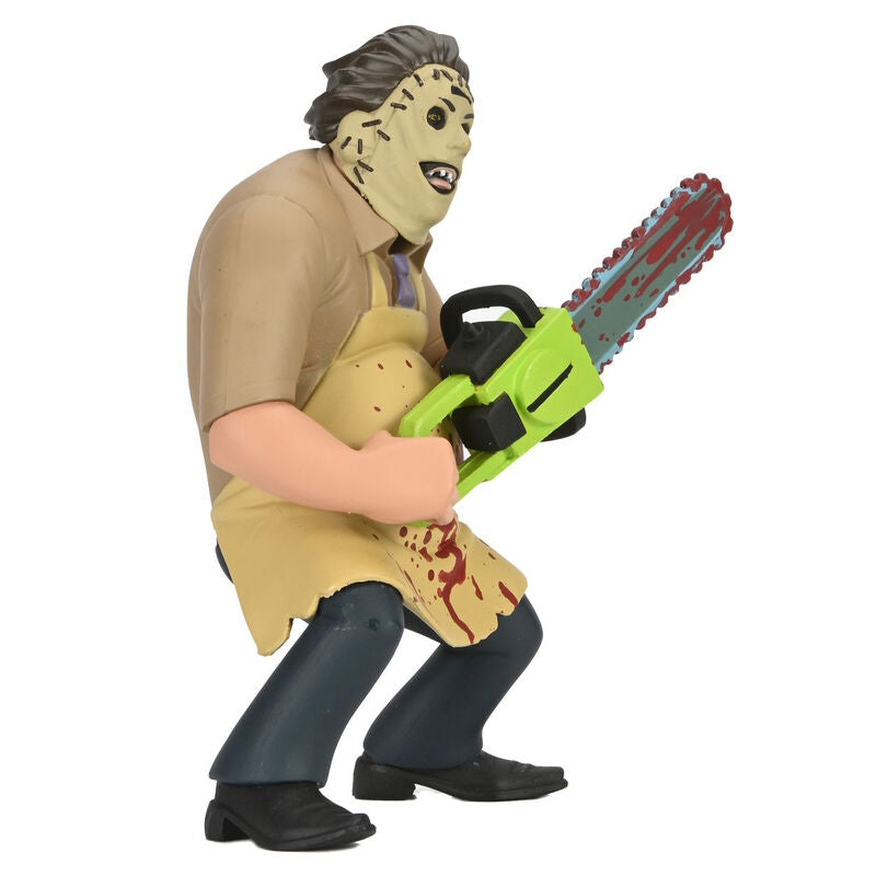 Imagen 2 - Figura Leatherface Bloody Texas Chainsaw Man Massacre 50Th Anniversary Toony Terrors 15Cm