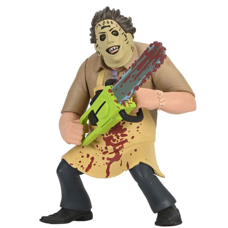 Imagen 3 - Figura Leatherface Bloody Texas Chainsaw Man Massacre 50Th Anniversary Toony Terrors 15Cm