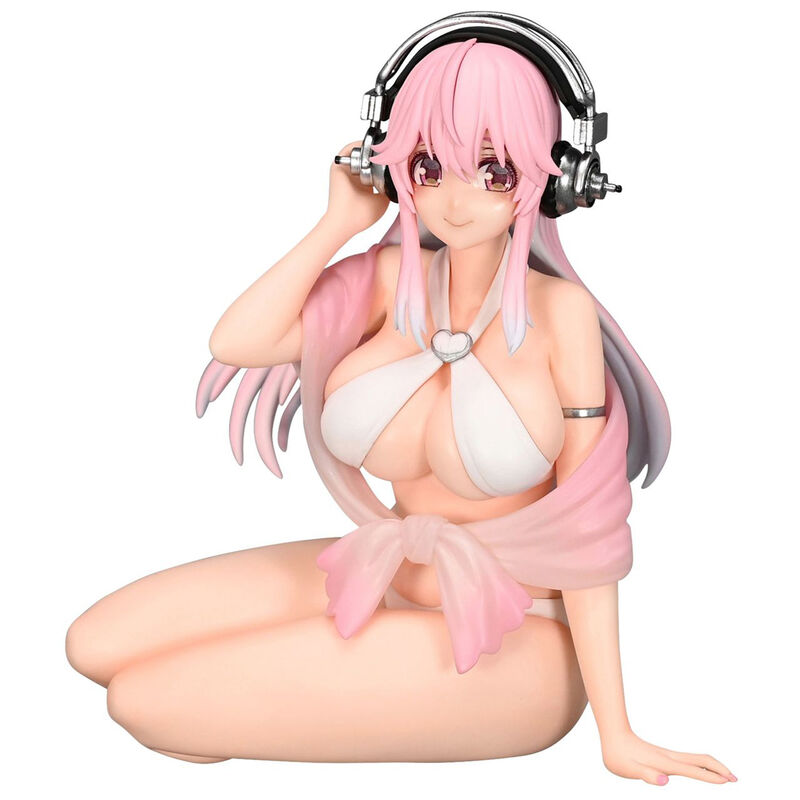 Imagen 1 - Figura Super Sonico Summer Memories Noodle Stopper Super Sonico 11Cm