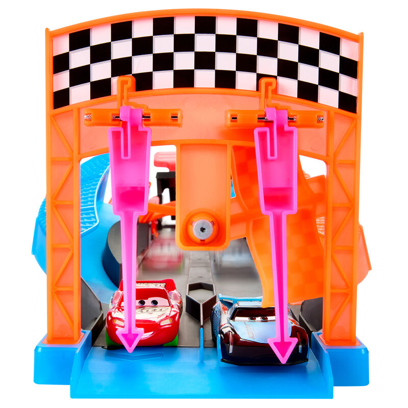 Imagen 5 - Pista Glow Race Lanza Y Cruza Cars Disney Pixar