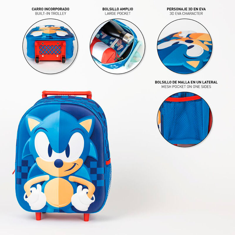 Imagen 4 - Trolley 3D Sonic The Hedgehog 31Cm