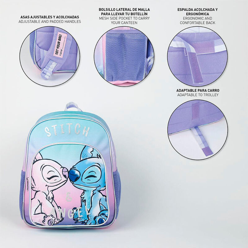 Imagen de Mochila Stitch Disney 38Cm parte de nuestra colección en Espadas y más, sitio oficial.