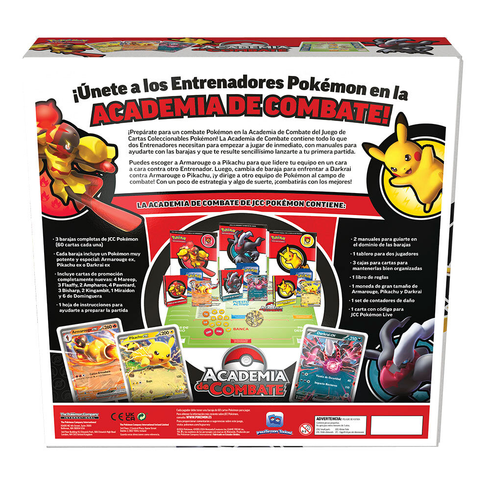 Imagen 5 - Juego Cartas Coleccionables Academia De Combate Academy Pokemon Español