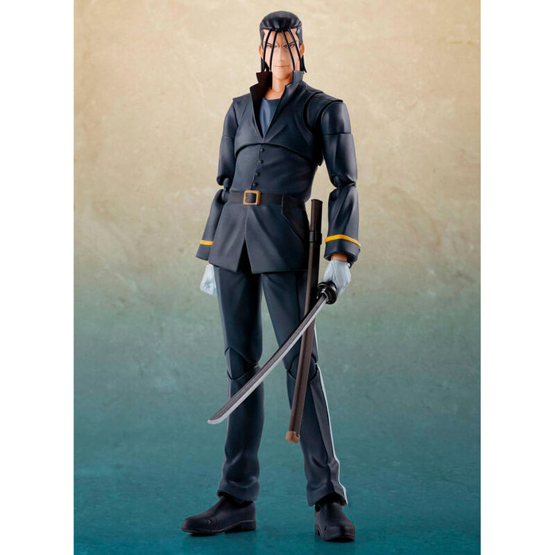 Imagen de Figura S.h. Figuarts Hajime Saito Rurouni Kenshin: Meiji Swordsman Romantic Story 16,5Cm parte de nuestra colección en Espadas y más, sitio oficial.