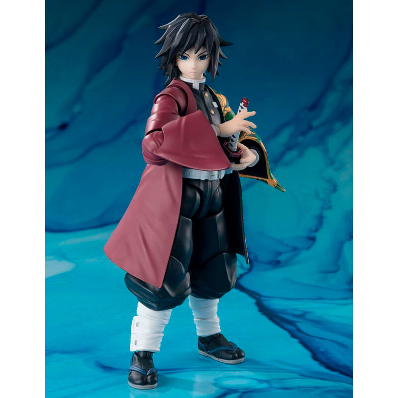 Imagen 2 - Figura S.h. Figuarts Giyu Tomioka Demon Slayer: Kimetsu No Yaiba 15Cm