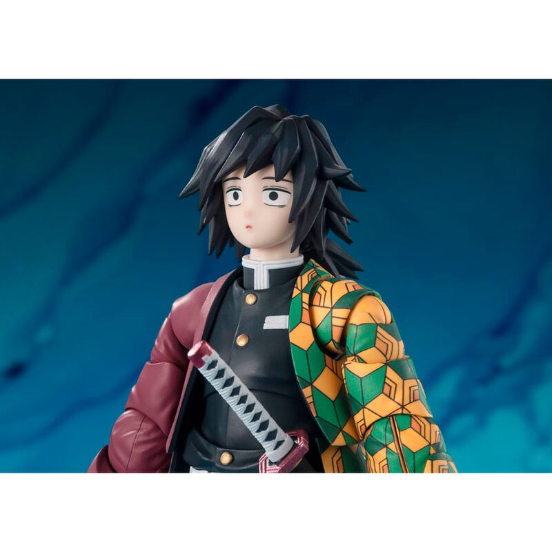 Imagen 6 - Figura S.h. Figuarts Giyu Tomioka Demon Slayer: Kimetsu No Yaiba 15Cm