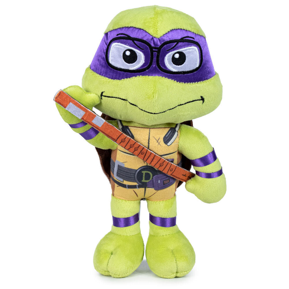 Imagen de Peluche Donatello Mutant Mayhem Tortugas Ninja 38Cm parte de nuestra colección en Espadas y más, sitio oficial.