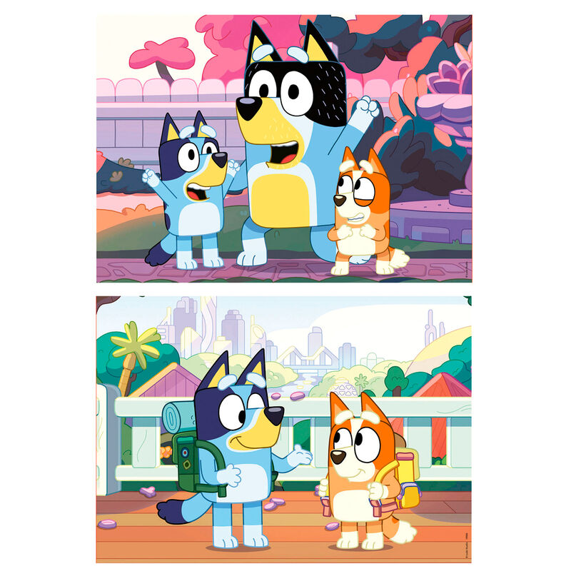 Imagen de Puzzle Maleta Bluey 2X20pzs parte de nuestra colección en Espadas y más, sitio oficial.
