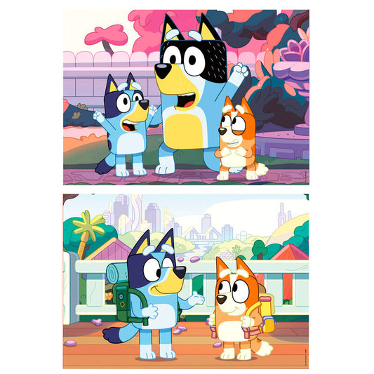 Imagen de Puzzle Maleta Bluey 2X20pzs parte de nuestra colección en Espadas y más, sitio oficial.