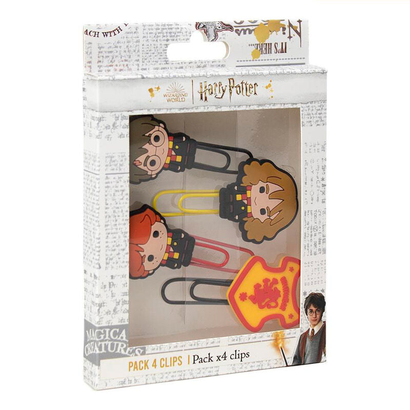 Imagen 1 - Blister 4 Clips Harry Potter