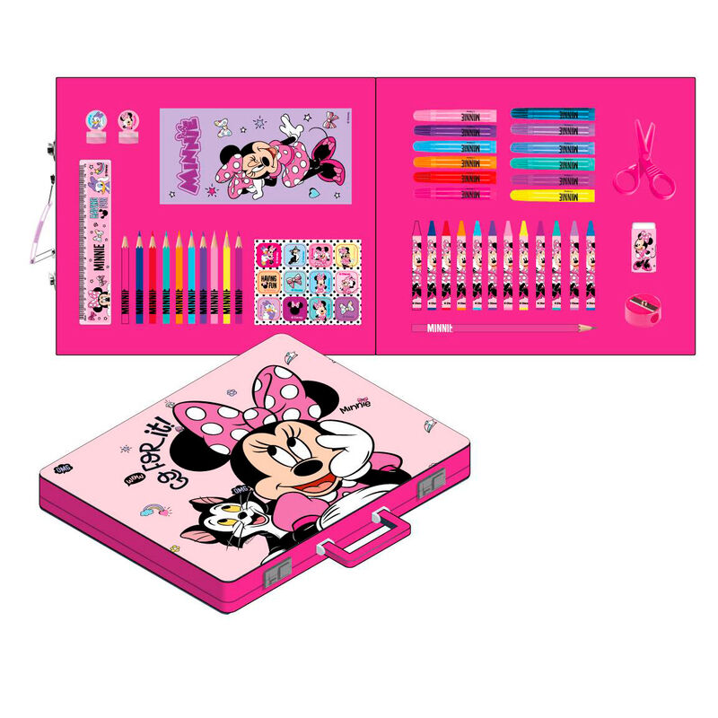 Imagen 1 de Maletin Papeleria Coloreable Minnie Disney