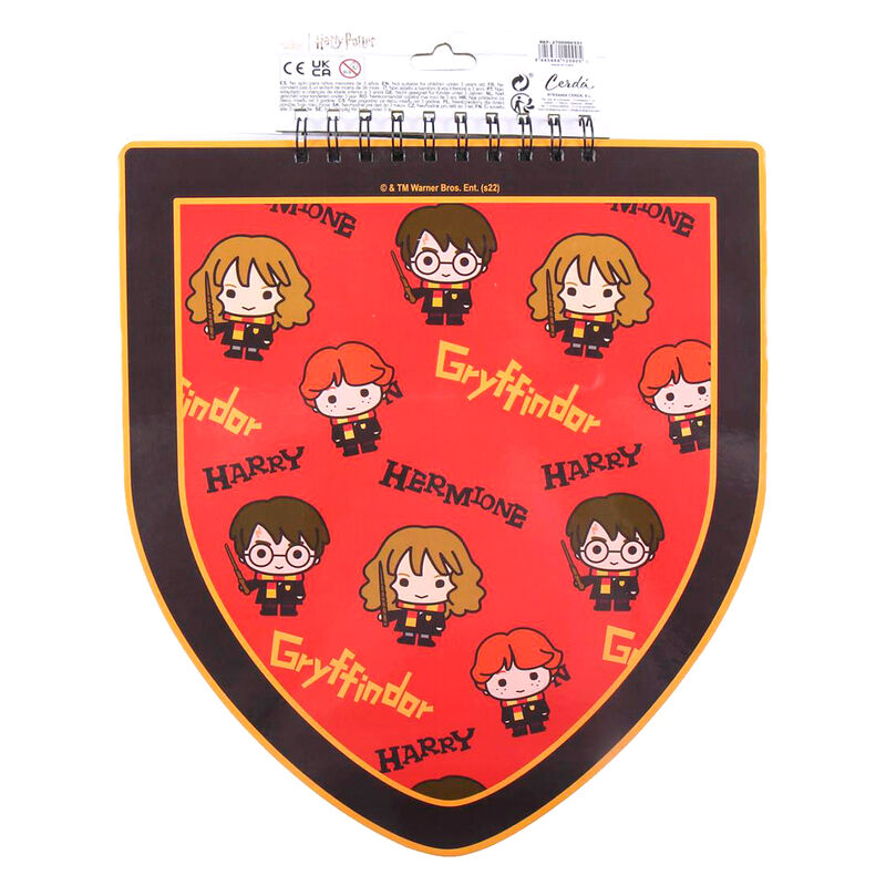 Imagen 1 - Libreta Colores Harry Potter