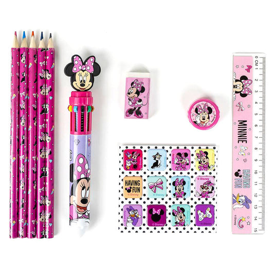 Imagen de Set Papeleria Minnie Disney parte de nuestra colección en Espadas y más, sitio oficial.