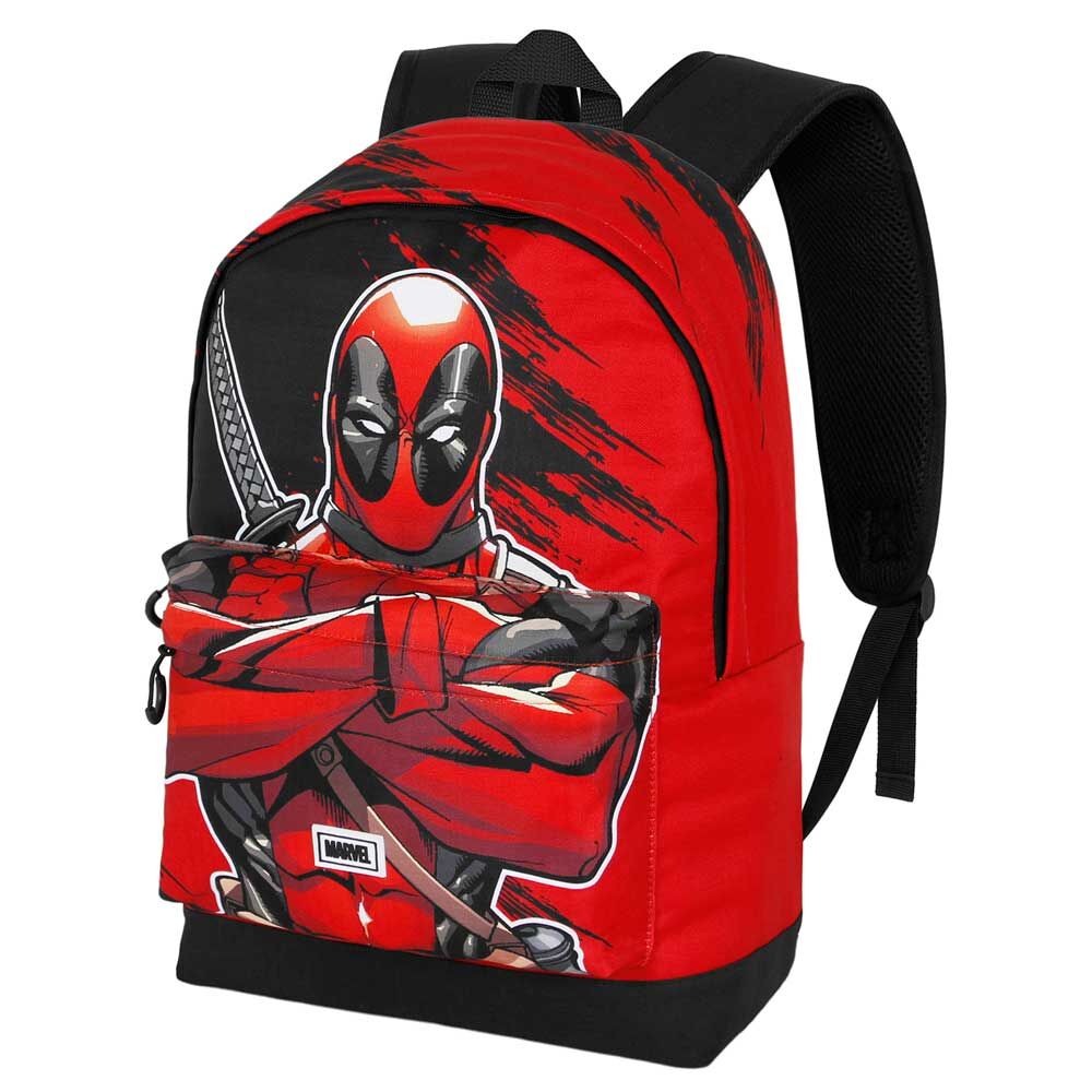 Imagen 4 - Mochila Plus Bad Deadpool Marvel 43Cm Adaptable